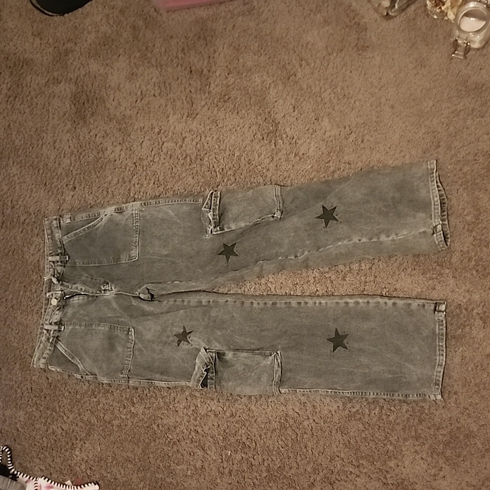Grey Star Jeans Women's Y2K Cargo Jeans